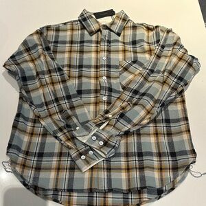 Rag & Bone Plaid Shirt/Jacket. NWT